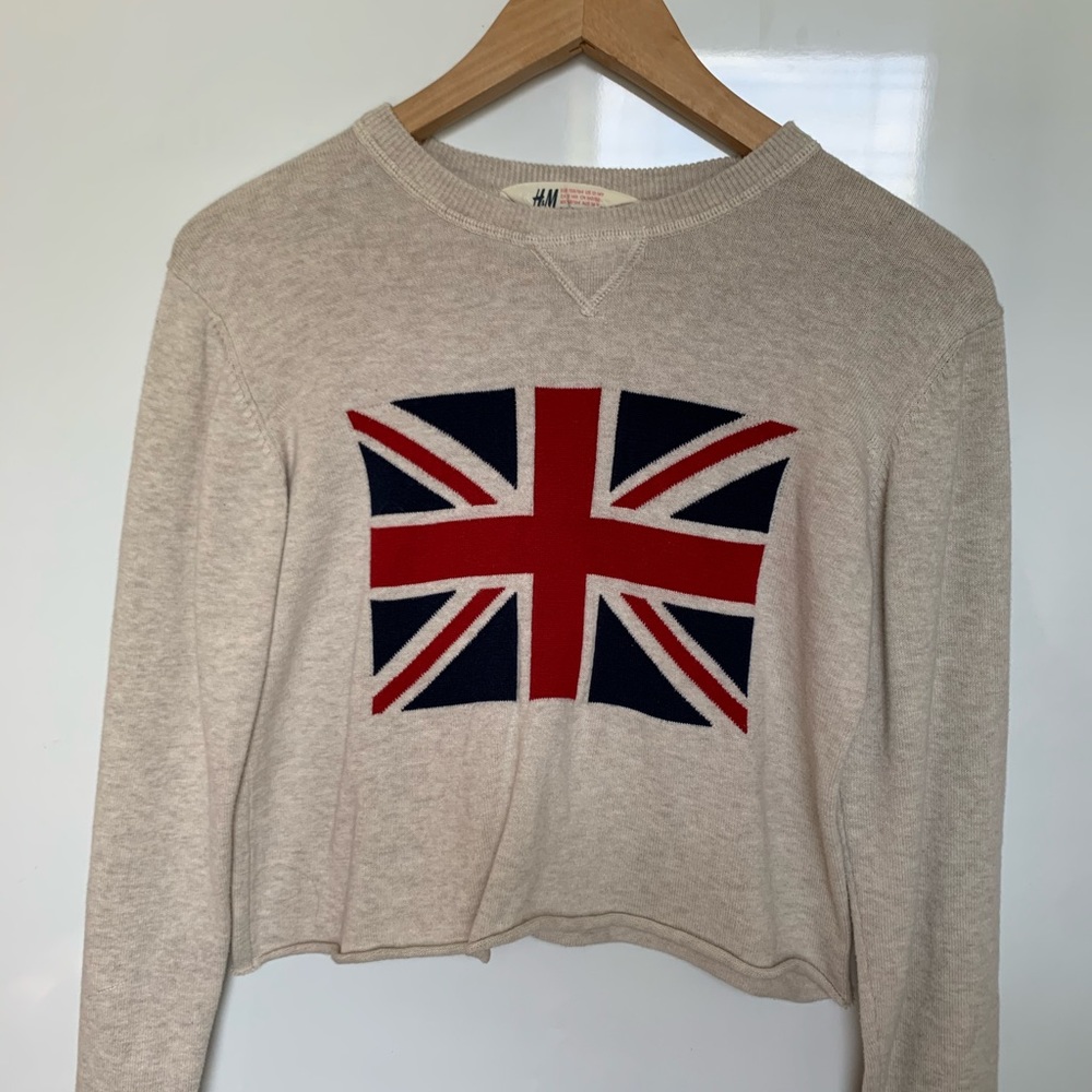 H&M New England Crop Top